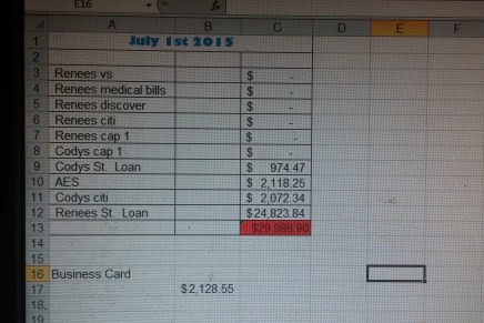 JULY 1ST DEBT UPDATE: UNDER 30,000 BEYOTTTCHES!&nbsp;:)