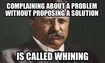 DON’T be a WHINER! wah wah&nbsp;wah